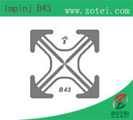 UHF RFID tag:Impinj B43
